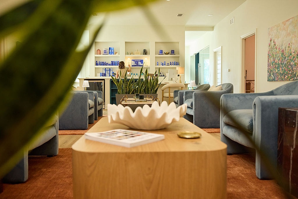 Cozy interior with plants and modern decor.