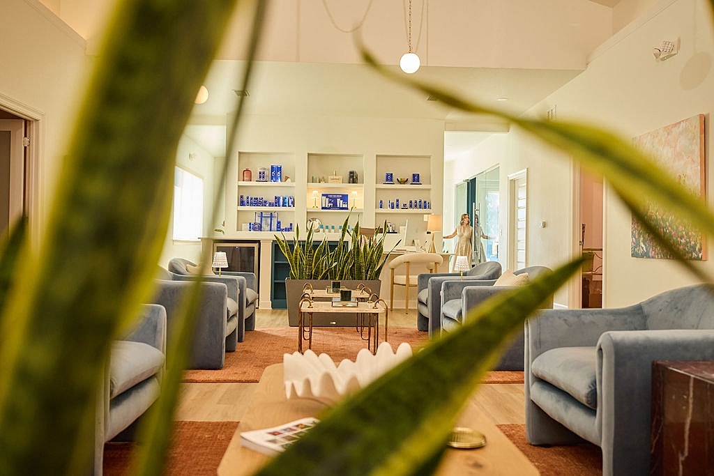 Profile of a young woman in natural light.